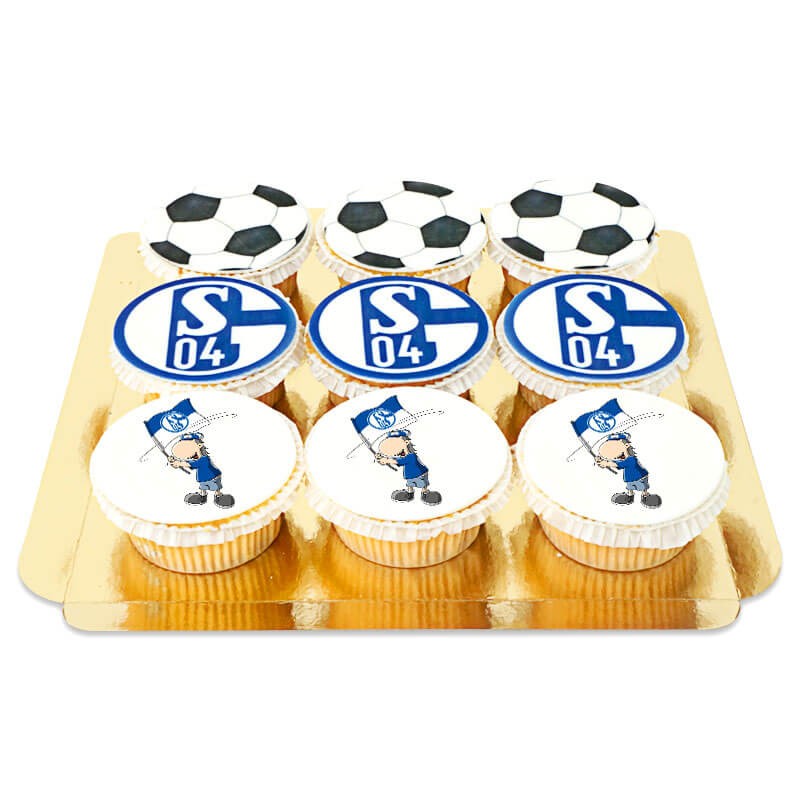 FC Schalke 04 Cupcakes MIX (9 Stück)