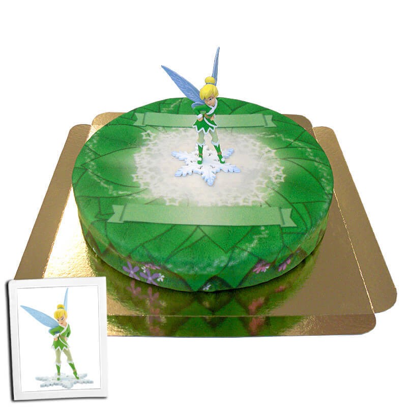 Tinkerbell auf Sommerwald-Torte