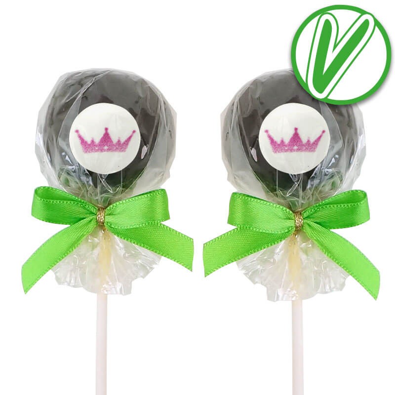 Vegane Cake-Pops mit Logo (12 Stück)