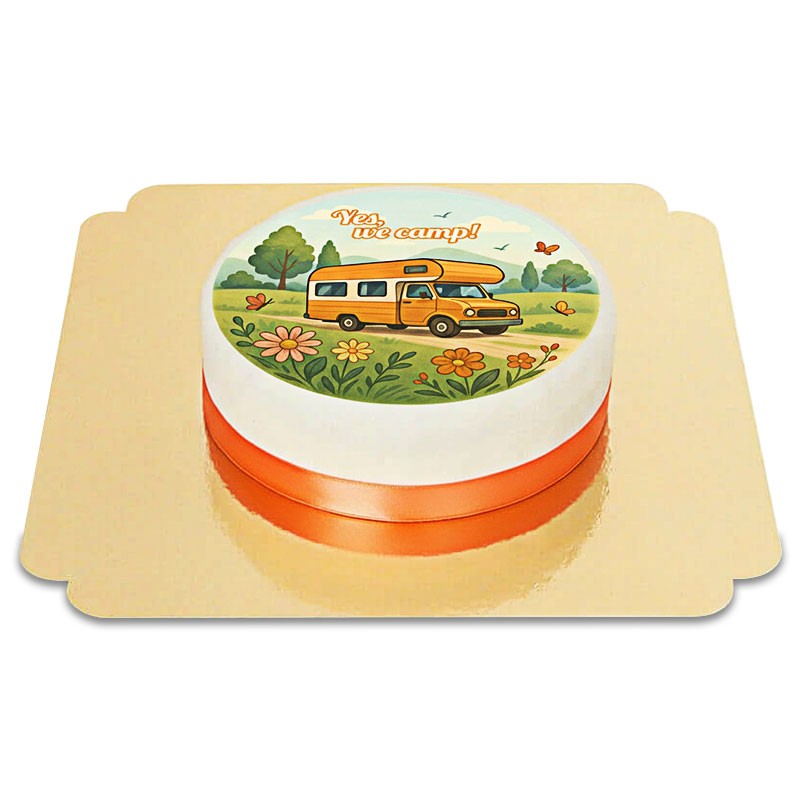 Retro Wohnmobil-Torte