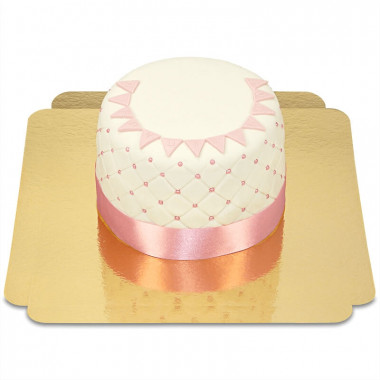 Happy Birthday Deluxe Torte - PINK - Doppelte Höhe