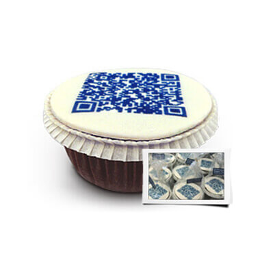 QR-Code-Cupcakes - Einzeln verpackt