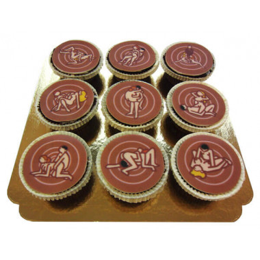 Kamasutra Cupcakes, 9 Stück