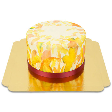 Deluxe Herbstblätter-Torte