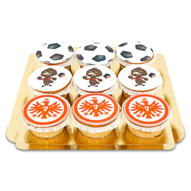 Eintracht Frankfurt Cupcakes MIX (9 Stück)