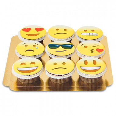 9 Emoji-Cupcakes 
