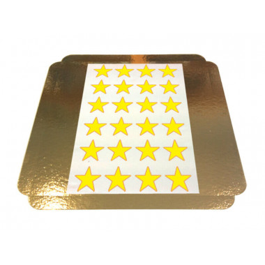 Törtchenaufleger Sterne - 5 x 5 cm