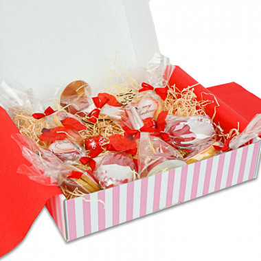 Valentinstagsgeschenkbox - Rot