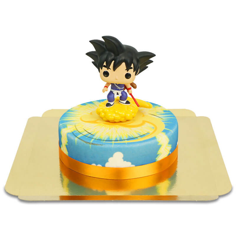 Kid Son Goku auf Überschallwolke-Torte
