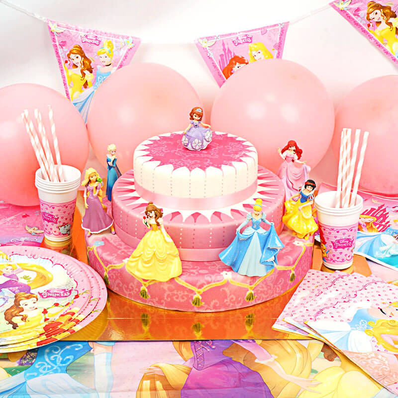 Partyset Prinzessinnen - inkl. Torte