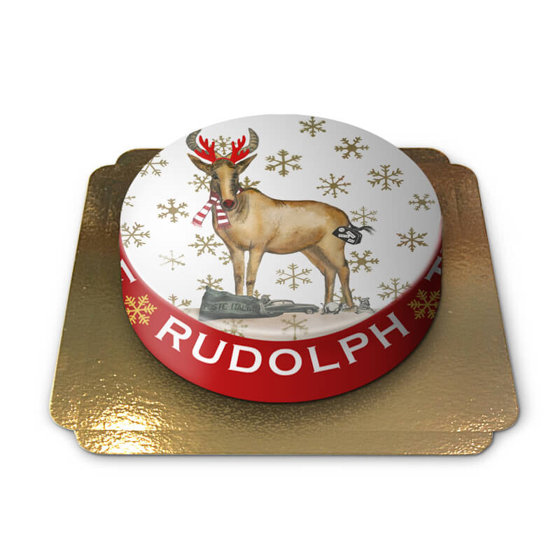 Tort bożonarodzeniowy Rudolf projektu Pia Lilenthal