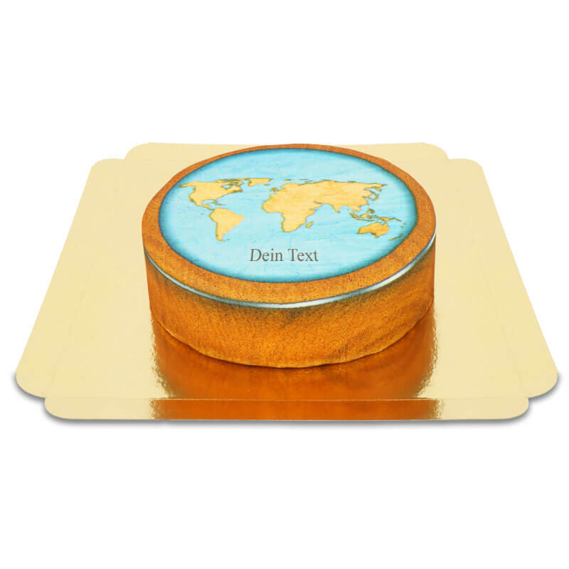 Weltkarten-Torte